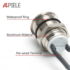 12mm Momentary Push Button Switch 1NO Brass Shell Pre-Wired High Round Head - NO- 12mm Momentary Push Button Switch 1NO Brass Shell Pre-Wired High Round Head - NO-