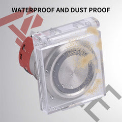 16mm/19mm/22mm Push Button Switch Dustproof Cover Transparent Plastic Protector(3 Pcs) - 22mm- 16mm/19mm/22mm Push Button Switch Dustproof Cover Transparent Plastic Protector(3 Pcs) - 22mm-