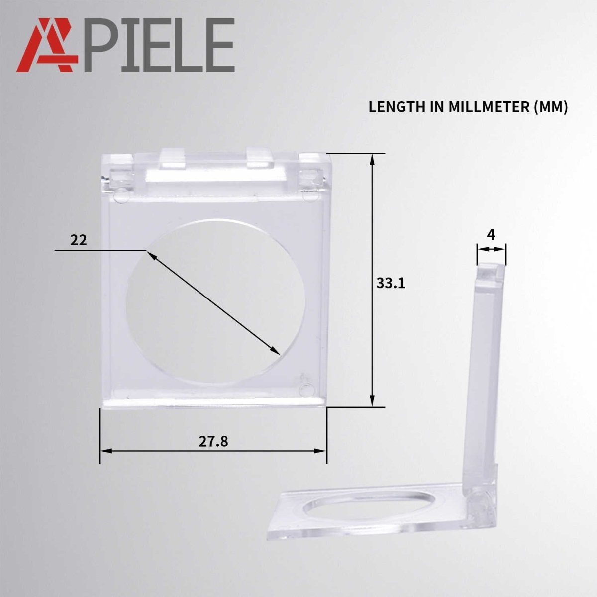 16mm/19mm/22mm Push Button Switch Dustproof Cover Transparent Plastic Protector(3 Pcs) - 22mm- 16mm/19mm/22mm Push Button Switch Dustproof Cover Transparent Plastic Protector(3 Pcs) - 22mm-