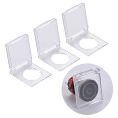16mm/19mm/22mm Push Button Switch Dustproof Cover Transparent Plastic Protector(3 Pcs) - 19mm- 16mm/19mm/22mm Push Button Switch Dustproof Cover Transparent Plastic Protector(3 Pcs) - 19mm-