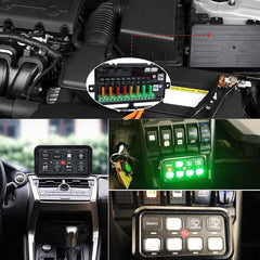 8 Gang Switch Panel (app) Circuit Control Box with Automatic Dimming Switch Box Waterproof LED Button Switch Electronic Relay - APP- 8 Gang Switch Panel (app) Circuit Control Box with Automatic Dimming Switch Box Waterproof LED Button Switch Electronic Relay - APP-