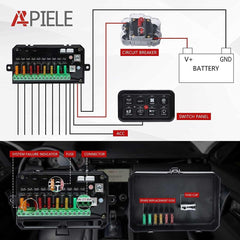 8 Gang Switch Panel (app) Circuit Control Box with Automatic Dimming Switch Box Waterproof LED Button Switch Electronic Relay - APP- 8 Gang Switch Panel (app) Circuit Control Box with Automatic Dimming Switch Box Waterproof LED Button Switch Electronic Relay - APP-