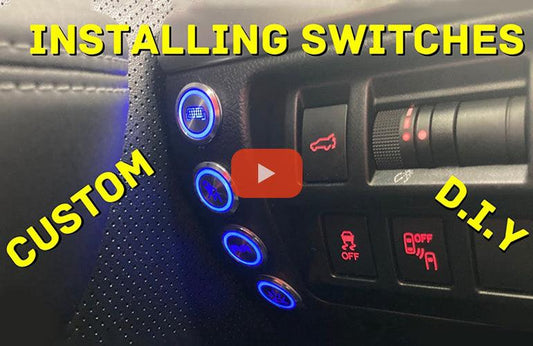 How to Install Push Button Switches in a Subaru - @ Subaru_Who - APIELE