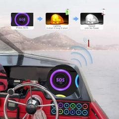 APIELE 12 Gang Multicolored Toggle Momentary Switch Panel, Electronic Relay System For Yachts Trucks Off-Road Vehicles RVs SUVs UTVs ATVs- IP68 Waterproof