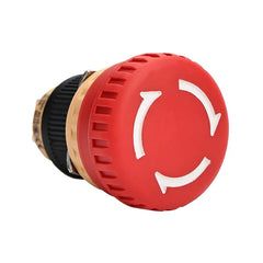16mm Red Mushroom Emergency Stop Push Button Switch 250V 5 Amp LA16 Series