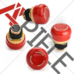 16mm Red Mushroom Emergency Stop Push Button Switch 250V 5 Amp LA16 Series