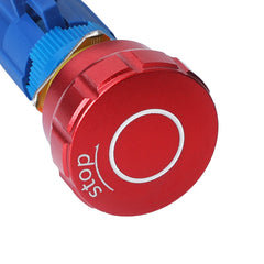 16mm 19mm 22mm Emergency Stop Pushbutton Switch 1NO1NC 250V 5A Red with Quickconnect Terminals