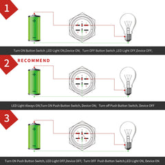 22mm push button switch circuit diagram