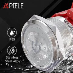 25mm push button switch IP65 Waterproof function