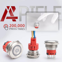 25mm push button switch Display diagram