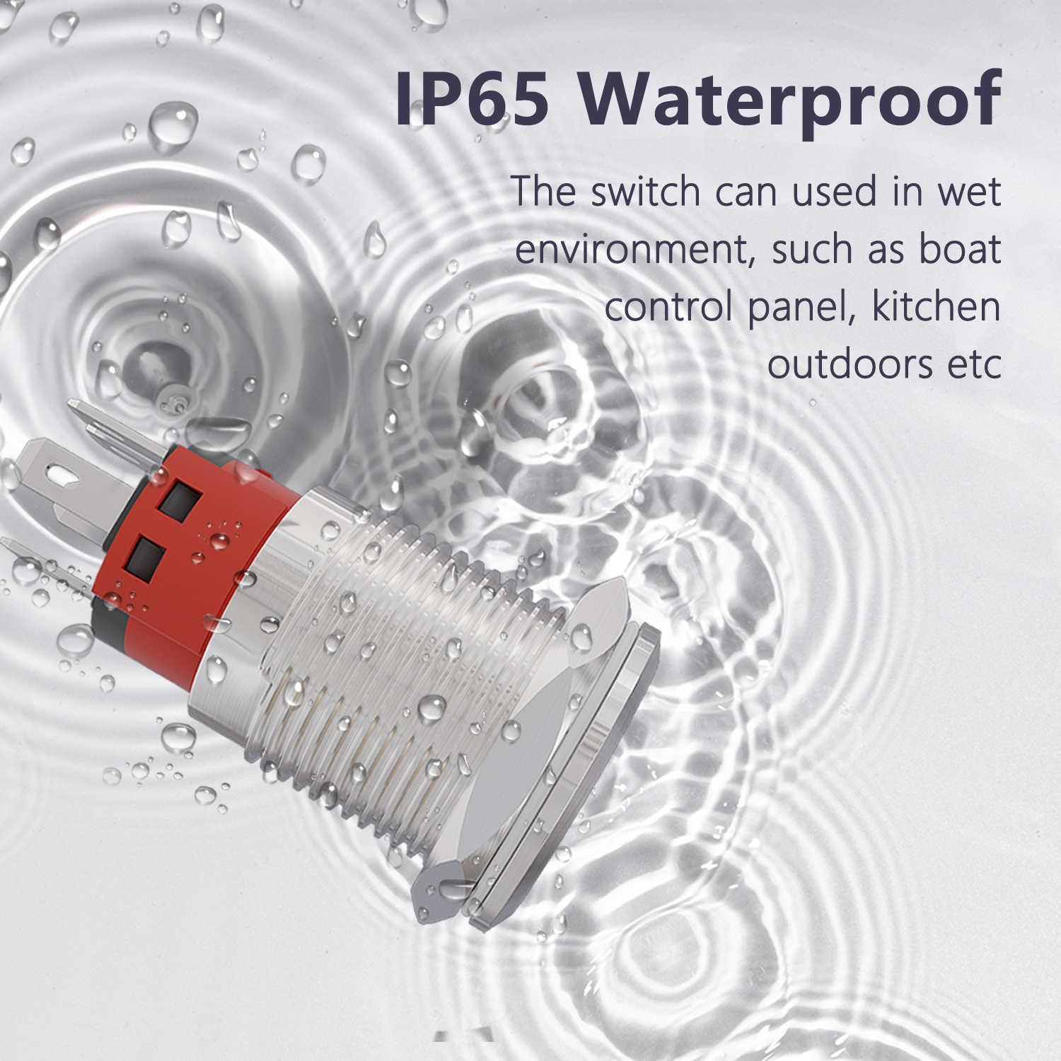 IP65 waterproof push button switch