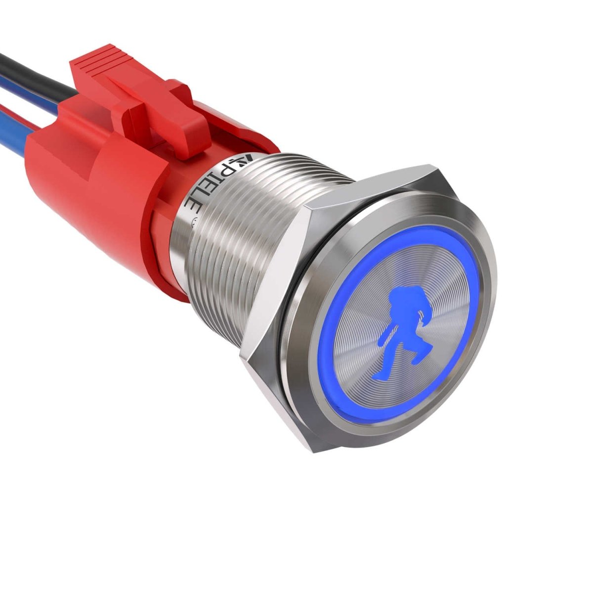 19mm Led LOGO Push Button Switch (To purchase customized products, please contact the official email info@apiele.com) - SASQUTACH-