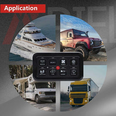 8 Gang Switch Panel (app) Circuit Control Box with Automatic Dimming Switch Box Waterproof LED Button Switch Electronic Relay - APP-