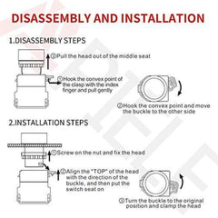 (Pack of 2) 22mm 2 Position Selector Switch 10A 440V Push Button Switch Maintained - APIELE